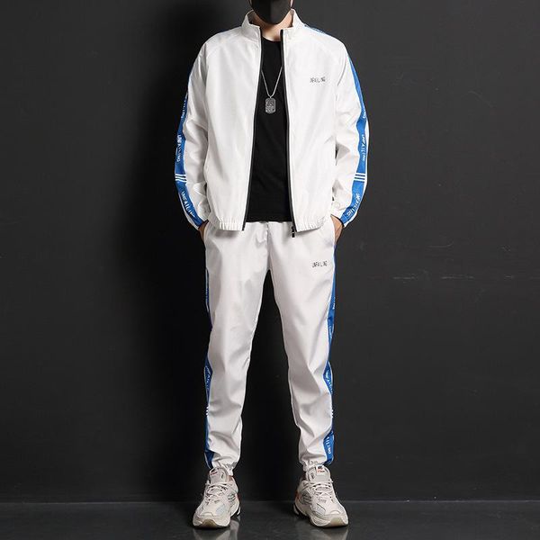 men's tracksuits men polyester sweatshirt sporting set 2021 gyms spring jacket + pants casual track suit sportswear fitness, Gray
men's tracksuits men polyester sweatshirt sporting set 2021 gyms spring jacket + pants casual track suit sportswear fitness, Gray