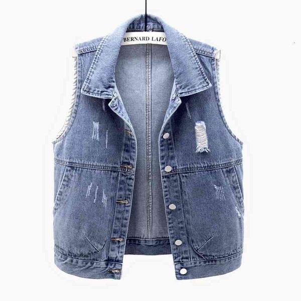 women's vests women denim vest autumn hooded sleeveless jacket slim single-breasted vintage hole jeans waistcoat ladies coats tid, Black;white
women's vests women denim vest autumn hooded sleeveless jacket slim single-breasted vintage hole jeans waistcoat ladies coats tid, Black;white