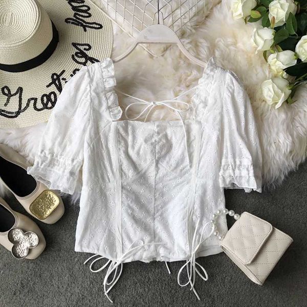 off shoulder hollow out blouses shirt women summer lace solid slim fit blouse slash neck short sleeve blusa 210601, White
off shoulder hollow out blouses shirt women summer lace solid slim fit blouse slash neck short sleeve blusa 210601, White