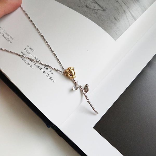 100% 925 sterling sliver rose flower chokers necklaces for women 3d charm pendant layered choker initial jewelry, Golden;silver
100% 925 sterling sliver rose flower chokers necklaces for women 3d charm pendant layered choker initial jewelry, Golden;silver