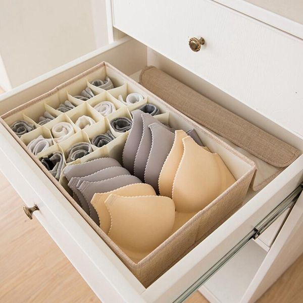 storage drawers 2 in 1 bra underwear box with lid 11/16 grids clothing closet organizer washable foldable for wardrobe
storage drawers 2 in 1 bra underwear box with lid 11/16 grids clothing closet organizer washable foldable for wardrobe