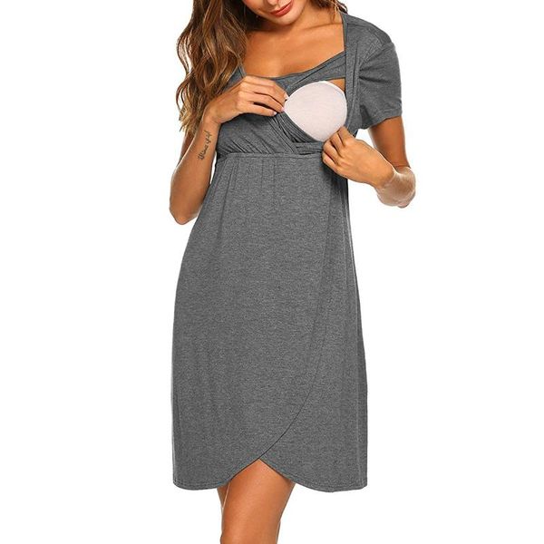 patpat 2021 arrivalcasual solid short-sleeve nursing dress maternity dresses, White
patpat 2021 arrivalcasual solid short-sleeve nursing dress maternity dresses, White