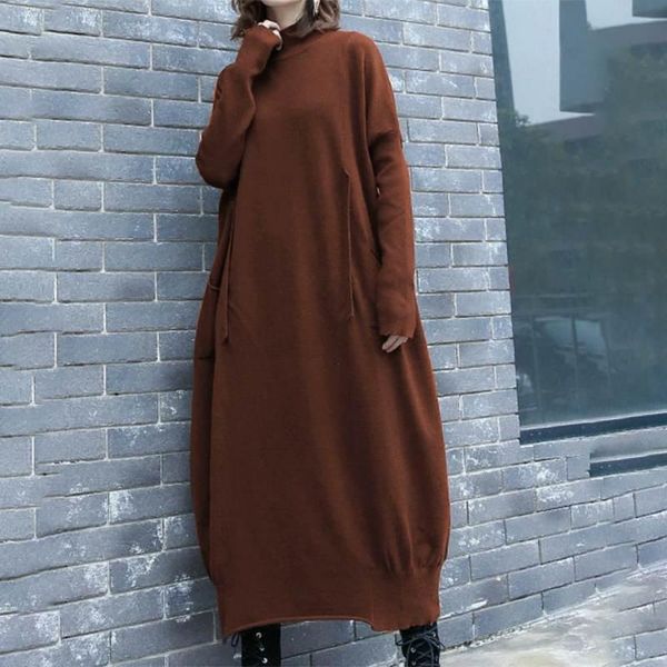 casual dresses spring zanzea women's 2021 female turtleneck mid-calf vestido de mujer oversized 5xl solid long sleeve robe femme, Black;gray
casual dresses spring zanzea women's 2021 female turtleneck mid-calf vestido de mujer oversized 5xl solid long sleeve robe femme, Black;gray