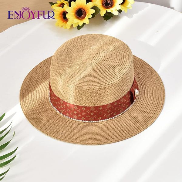 women sun hat summer straw hats flat ribbon ladies beach caps uv protection female rhinestone travel cap 2021 wide brim, Blue;gray
women sun hat summer straw hats flat ribbon ladies beach caps uv protection female rhinestone travel cap 2021 wide brim, Blue;gray