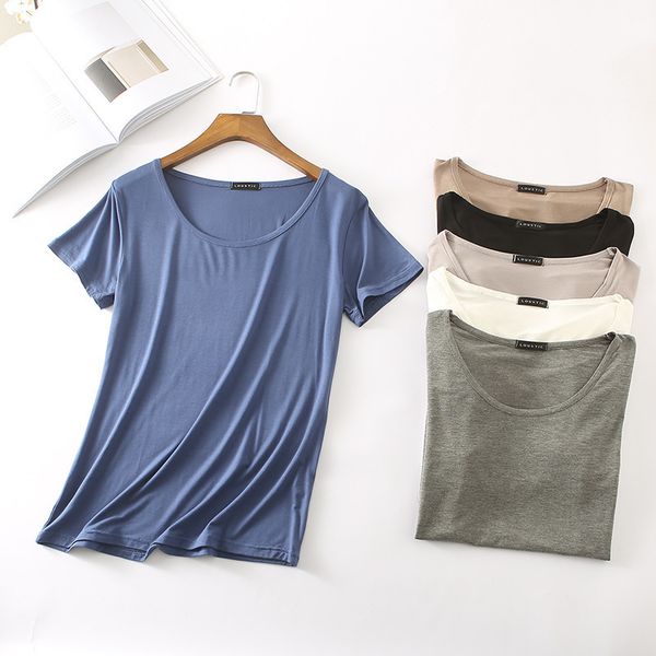 women's t shirt summer cotton round neck short sleeve solid color korean version large size loose thin base, White
women's t shirt summer cotton round neck short sleeve solid color korean version large size loose thin base, White