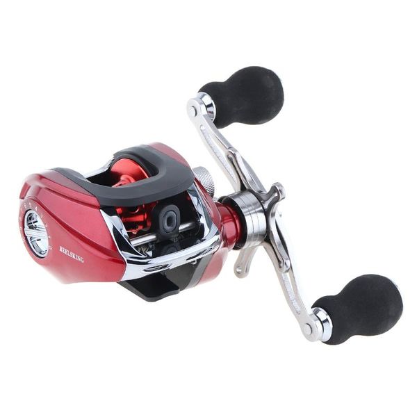 baitcasting reels red 17+1bb 6.3:1 gear ratio fishing bait casting reel braking force 8kg / 17.6lb with right left hand optional
baitcasting reels red 17+1bb 6.3:1 gear ratio fishing bait casting reel braking force 8kg / 17.6lb with right left hand optional