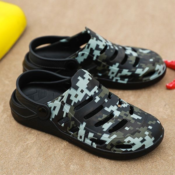 summer sports hole leisure driving drifting beach shoes men's breathable sandals light camouflage, Black
summer sports hole leisure driving drifting beach shoes men's breathable sandals light camouflage, Black