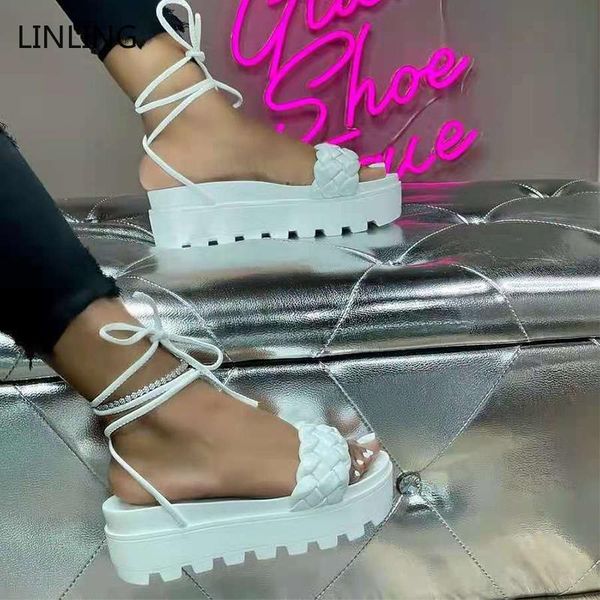sandals 2021 women gladiator weave female cross strap platform flat ladies casual open toe shoes woman summer sandalias big size, Black
sandals 2021 women gladiator weave female cross strap platform flat ladies casual open toe shoes woman summer sandalias big size, Black