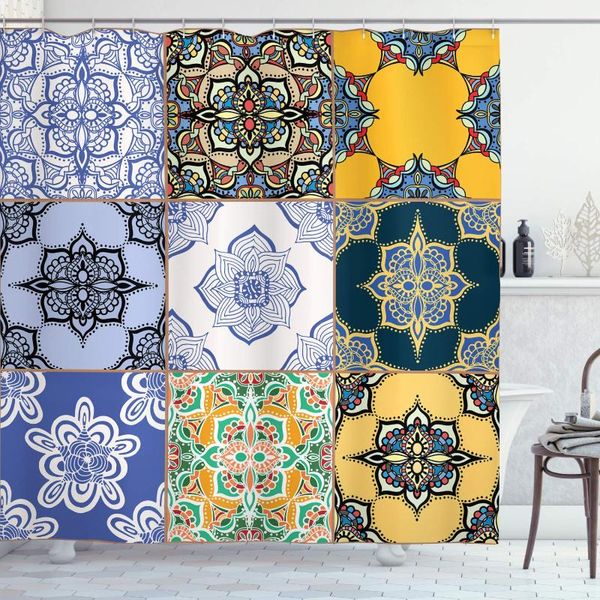 shower curtains moroccan curtain portuguese tile patterns various tones textures bohemian print bathroom decor set with hook
shower curtains moroccan curtain portuguese tile patterns various tones textures bohemian print bathroom decor set with hook