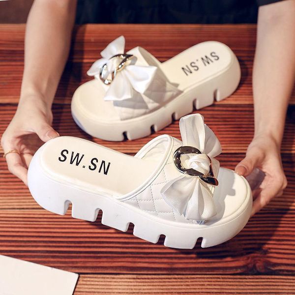 sandals women bowknot slippers 2021 summer casual beach muffin slip on platform ladies dress party peep toe female, Black
sandals women bowknot slippers 2021 summer casual beach muffin slip on platform ladies dress party peep toe female, Black