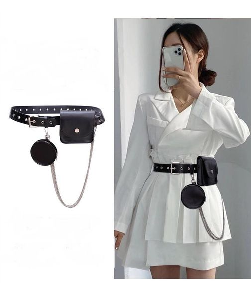 belts punk rock waist bag metal chain pu leather mini belt women fashion accessories adjust, Black;brown
belts punk rock waist bag metal chain pu leather mini belt women fashion accessories adjust, Black;brown