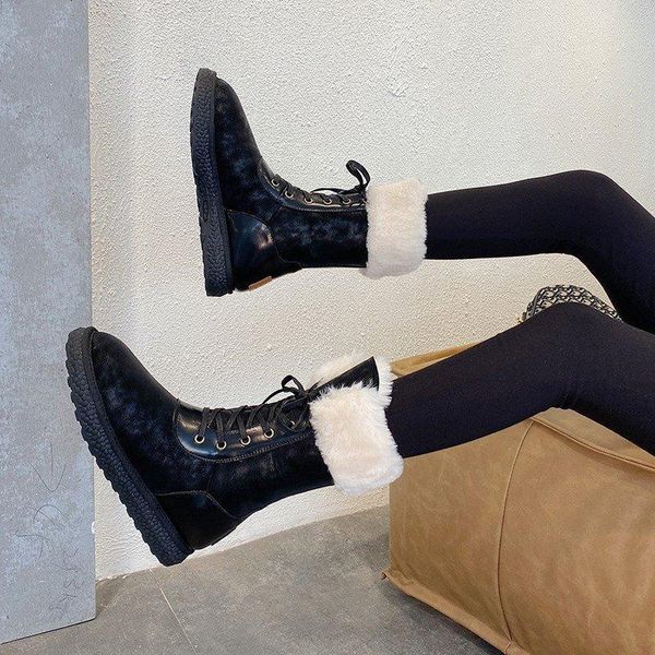 boots women women's cotton winter casual shoes woman ankle girls female 3cm heel size 35-40, Black
boots women women's cotton winter casual shoes woman ankle girls female 3cm heel size 35-40, Black