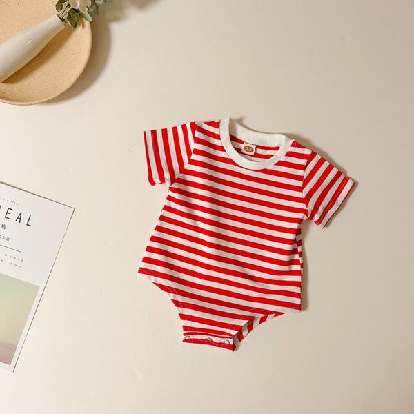rompers summer striped bodysuit for born infant baby boys girls bodysuits short sleeves jumpsuit cotton girl clothes 0-18 months, Blue
rompers summer striped bodysuit for born infant baby boys girls bodysuits short sleeves jumpsuit cotton girl clothes 0-18 months, Blue