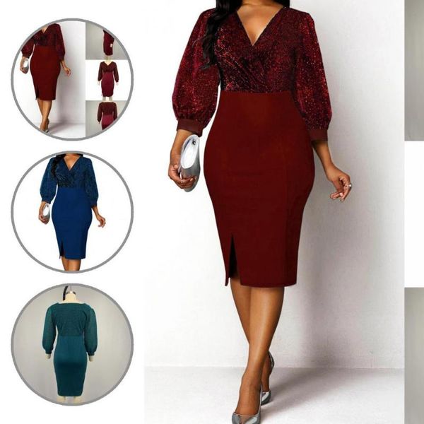 casual dresses formal dress mid-calf bodycon summer autumn solid color v neck, Black;gray
casual dresses formal dress mid-calf bodycon summer autumn solid color v neck, Black;gray