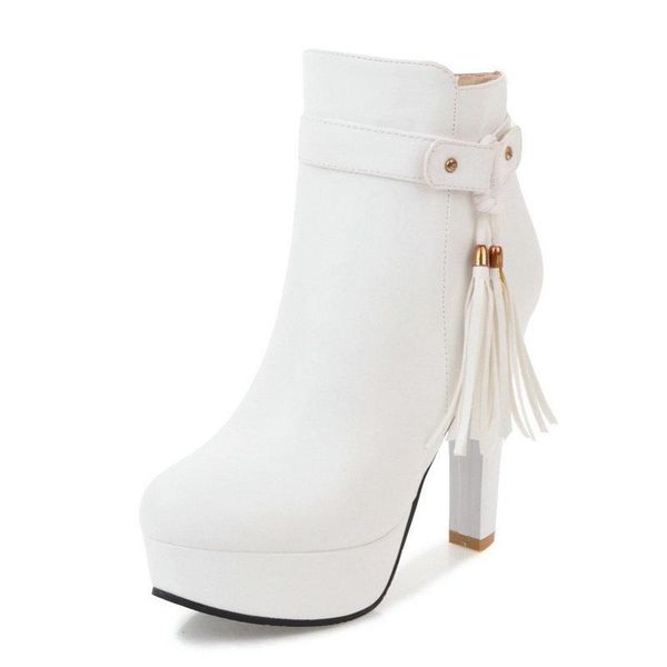 boots women fringe ankle fashion platform square high heel shoes round toe zipper autumn winter woman 2021 plus size 43, Black
boots women fringe ankle fashion platform square high heel shoes round toe zipper autumn winter woman 2021 plus size 43, Black