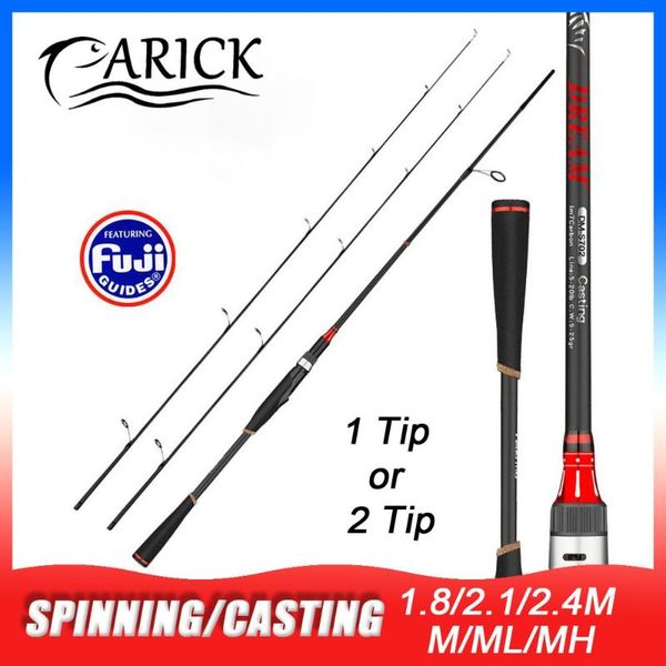boat fishing rods 1.8m 2.1m 2.4m fuji baitcasting rod travel ultra light 2 tips section carbon casting spinning lure 5-25g m/ml/mh
boat fishing rods 1.8m 2.1m 2.4m fuji baitcasting rod travel ultra light 2 tips section carbon casting spinning lure 5-25g m/ml/mh