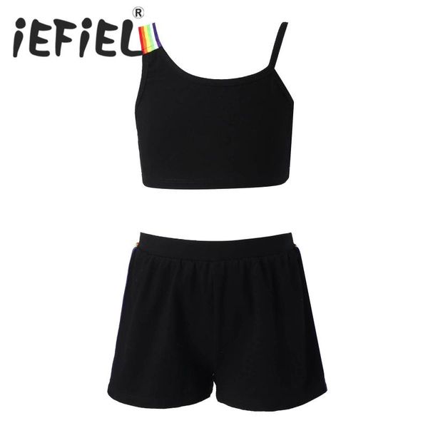 kids girls children ballet dancewear workout gymnastics outfits sport bra tank with shorts set dance class clothing sets, White
kids girls children ballet dancewear workout gymnastics outfits sport bra tank with shorts set dance class clothing sets, White