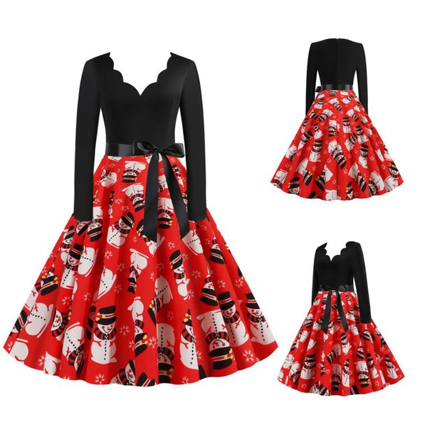 casual dresses women christmas vintage years party es elegant female v-neck long sleeve big swing robe vestido y6dx, Black;gray
casual dresses women christmas vintage years party es elegant female v-neck long sleeve big swing robe vestido y6dx, Black;gray