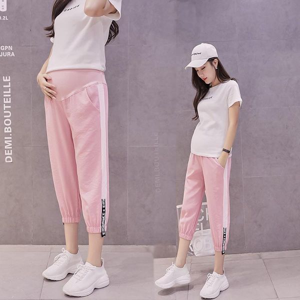 maternity bottoms sport cropped pants thin linen summer casual clothes for pregnancy women hight waist pregnant leggings, White
maternity bottoms sport cropped pants thin linen summer casual clothes for pregnancy women hight waist pregnant leggings, White