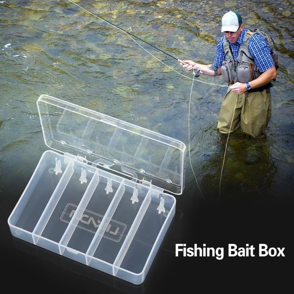 fishing lure box 5 compartment bait hooks storage case tool tackle organizer sorting accessories
fishing lure box 5 compartment bait hooks storage case tool tackle organizer sorting accessories