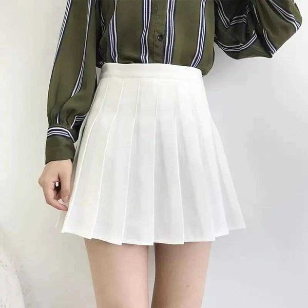 women high waist preppy skirts mini pleated skirt girl slim waist casual tennis students school uniform skirt shorts 210708, Black
women high waist preppy skirts mini pleated skirt girl slim waist casual tennis students school uniform skirt shorts 210708, Black