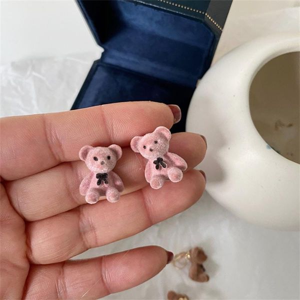stud korean bow plush earrings fashion cute flocking bear ear studs girl's statement exquisite jewelry party, Golden;silver
stud korean bow plush earrings fashion cute flocking bear ear studs girl's statement exquisite jewelry party, Golden;silver
