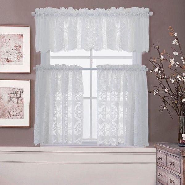 curtain & drapes white lace sheer short curtains 3-piece set rod pocket semi privacy cafe/coffe tier kitchen cabinet
curtain & drapes white lace sheer short curtains 3-piece set rod pocket semi privacy cafe/coffe tier kitchen cabinet