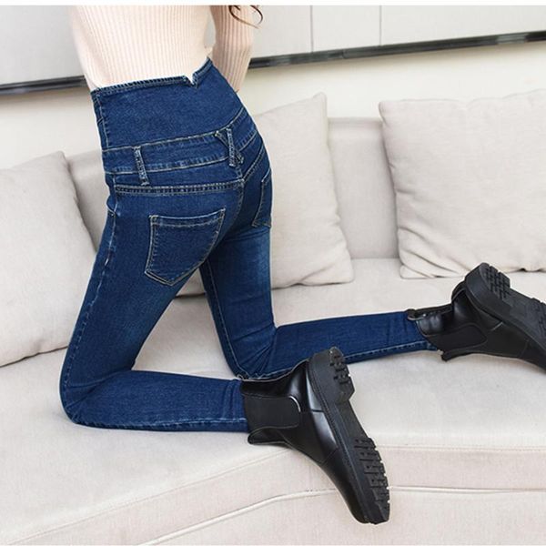 woman blue high waists pencil pants stretch button skinny plus size jeans 1626 women's
woman blue high waists pencil pants stretch button skinny plus size jeans 1626 women's