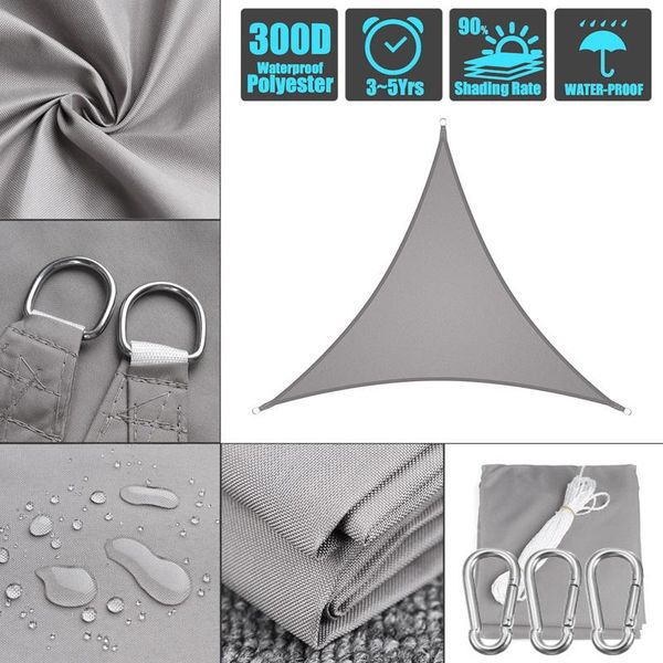 shade gray triangle sunshade outdoor sun shelter waterproof awnings protection canopy garden patio pool sail awning
shade gray triangle sunshade outdoor sun shelter waterproof awnings protection canopy garden patio pool sail awning