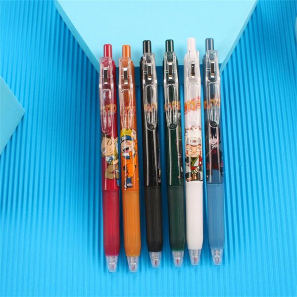gel pens 6pcs/set cartoon anime press pen japanese penblack 0.5mm student school supplies office stationery
gel pens 6pcs/set cartoon anime press pen japanese penblack 0.5mm student school supplies office stationery