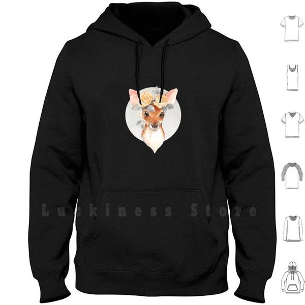 fawn with yellow roses hoodies flower animal beautiful color cute deer floral wreath forest fun men's & sweatshirts, Black
fawn with yellow roses hoodies flower animal beautiful color cute deer floral wreath forest fun men's & sweatshirts, Black
