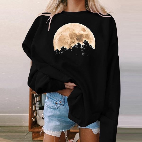 women's blouses & shirts moon print vintage blouse oversized loose round neck pullover for women long sleeve casual camisas de mujer 4, White
women's blouses & shirts moon print vintage blouse oversized loose round neck pullover for women long sleeve casual camisas de mujer 4, White