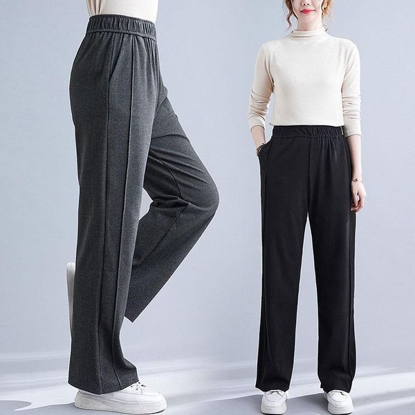 women's pants & capris 150kg plus size autumn elastic waist wide-leg casual trousers 6xl 7xl 8xl 9xl loose temperament black gray, Black;white
women's pants & capris 150kg plus size autumn elastic waist wide-leg casual trousers 6xl 7xl 8xl 9xl loose temperament black gray, Black;white