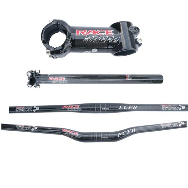 bike handlebars &components race speed fcfb matte carbon handlebar mountain mtb sets flat riser + stem+carbon seatpost road
bike handlebars &components race speed fcfb matte carbon handlebar mountain mtb sets flat riser + stem+carbon seatpost road