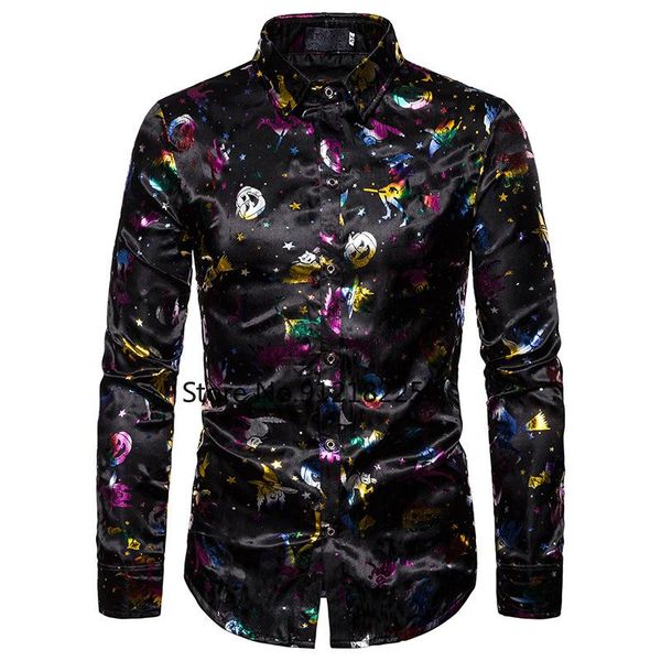 men's dress shirts fashion halloween silk satin shirt men chemise homme 2021 brand slim fit long sleeve mens party stage singer, White;black
men's dress shirts fashion halloween silk satin shirt men chemise homme 2021 brand slim fit long sleeve mens party stage singer, White;black