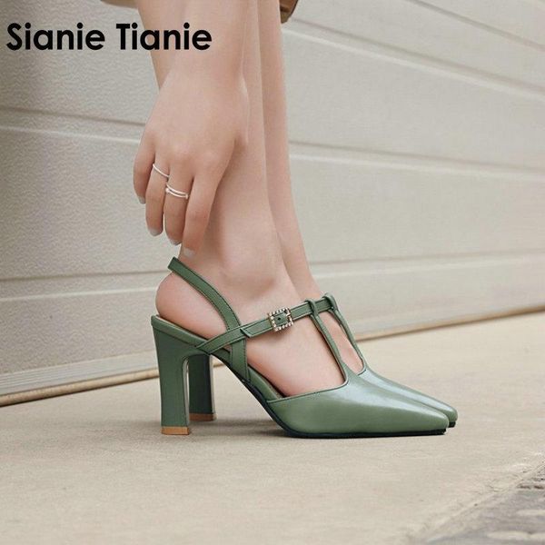 sianie tianie 2021 summer fashion green yellow thin high heels woman shoes pointed toe t-strap slingback sandals women size 44, Black
sianie tianie 2021 summer fashion green yellow thin high heels woman shoes pointed toe t-strap slingback sandals women size 44, Black