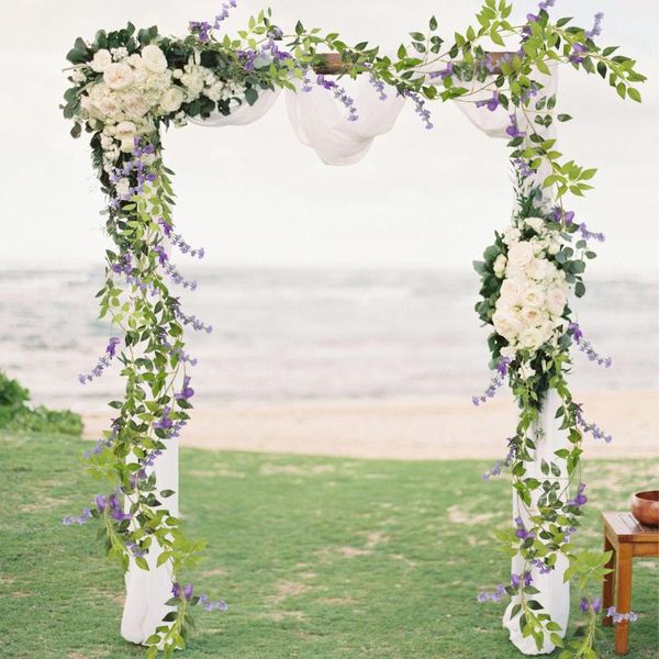 decorative flowers & wreaths 1.85m wisteria artificial vine garland wedding arch decoration fake plants foliage rattan trailing faux ivy wal
decorative flowers & wreaths 1.85m wisteria artificial vine garland wedding arch decoration fake plants foliage rattan trailing faux ivy wal