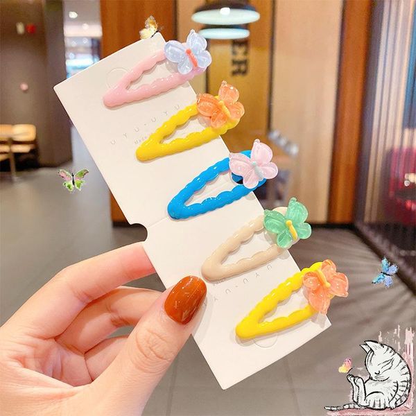 hair accessories cute cartoon children's hairpin korean oil dripping butterfly metal clip bb simple baby, Slivery;white
hair accessories cute cartoon children's hairpin korean oil dripping butterfly metal clip bb simple baby, Slivery;white
