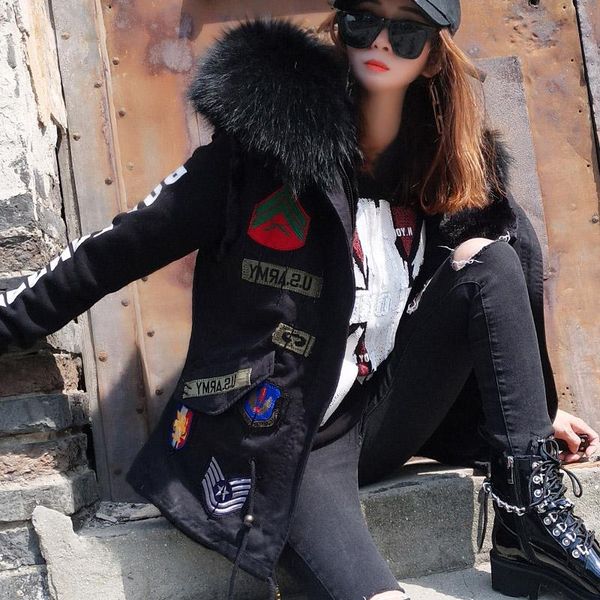 women's fur & faux maomaokong2021 sleeveless jacket vest winter short embroidered warm, Black
women's fur & faux maomaokong2021 sleeveless jacket vest winter short embroidered warm, Black