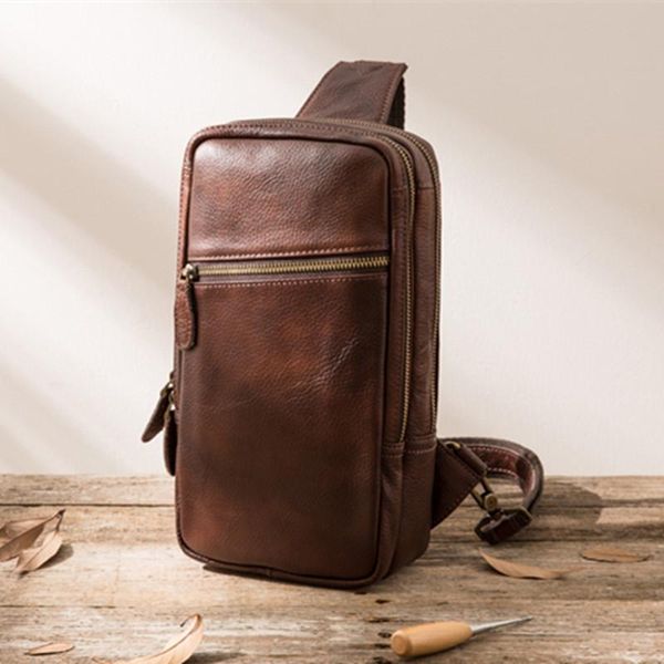 waist bags 2021 retro men's chest bag first layer leather casual large capacity oil back pack men
waist bags 2021 retro men's chest bag first layer leather casual large capacity oil back pack men