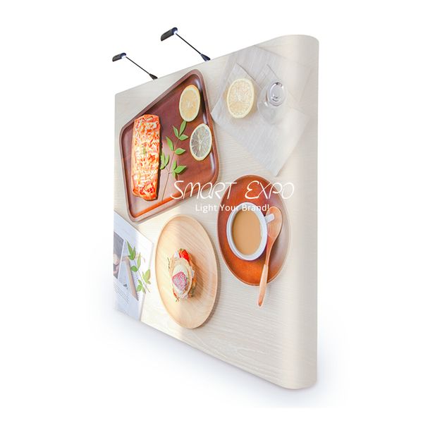 8ft w218xh223cm straight pop up exhibition wall advertising display with custom logo printing
8ft w218xh223cm straight pop up exhibition wall advertising display with custom logo printing