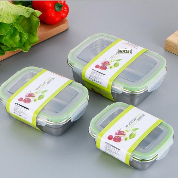 stainless steel crisper box storage container rectangular lunch bento kitchen dinnerware sets
stainless steel crisper box storage container rectangular lunch bento kitchen dinnerware sets