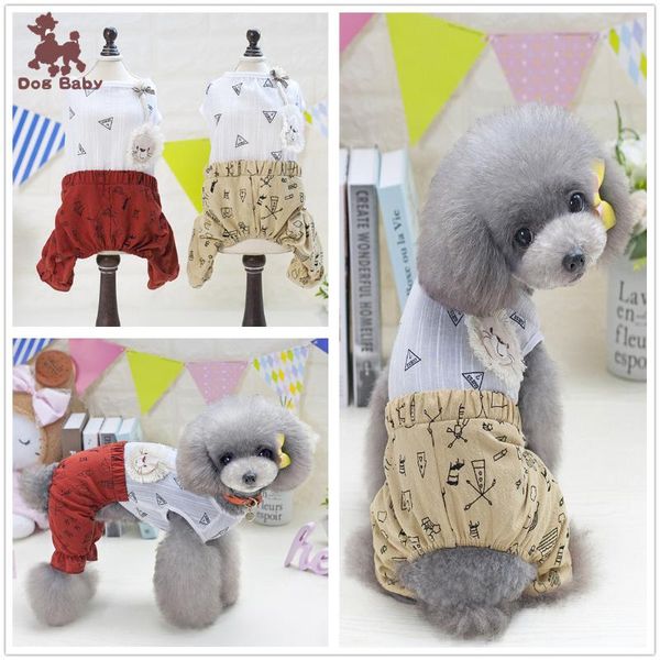 dog apparel pet clothes four legged pants teddy doodle in spring and summer 
dog apparel pet clothes four legged pants teddy doodle in spring and summer