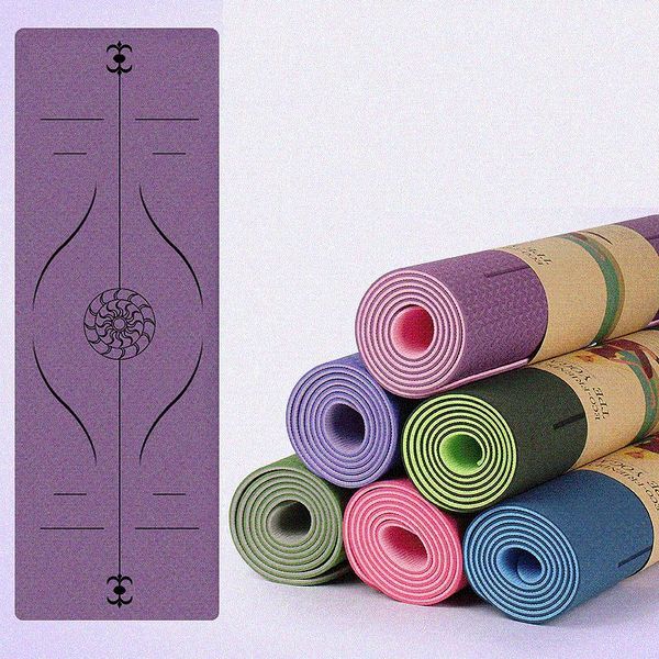 yoga mats tpe mat indoor outdoor non-slip 6mm posture line sports fitness flat support 61cm wide waterproof
yoga mats tpe mat indoor outdoor non-slip 6mm posture line sports fitness flat support 61cm wide waterproof