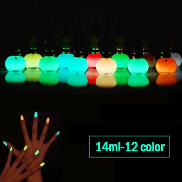 nail polish 14ml glow in the dark neon paint color fluorescent varnish luminous art manicure cosmetics
nail polish 14ml glow in the dark neon paint color fluorescent varnish luminous art manicure cosmetics