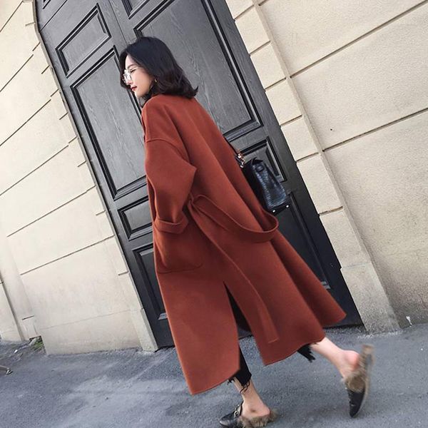 women's wool & blends 2021 autumn and winter korean version of the small forest woolen coat hepburn wind female mid-length, Black
women's wool & blends 2021 autumn and winter korean version of the small forest woolen coat hepburn wind female mid-length, Black