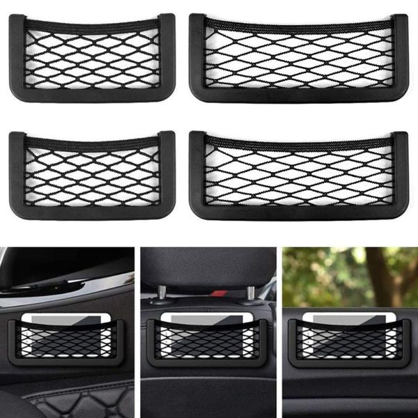 car organizer elastic storage net mesh pockets practical seat back 2 small &2 large abs
car organizer elastic storage net mesh pockets practical seat back 2 small &2 large abs