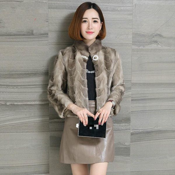 women's fur & faux winter real mink coat plus size jacket autumn vintage short coats korean women clothes chaqueta mujer my1086, Black
women's fur & faux winter real mink coat plus size jacket autumn vintage short coats korean women clothes chaqueta mujer my1086, Black