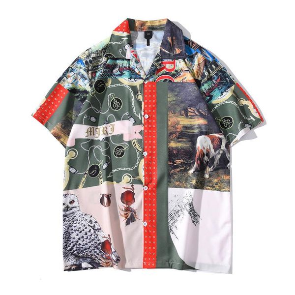 men's casual shirts men hip hop chain print hawaiian aloha fancy beach streetwear 2021 summer mens camp holiday dress male, White;black
men's casual shirts men hip hop chain print hawaiian aloha fancy beach streetwear 2021 summer mens camp holiday dress male, White;black