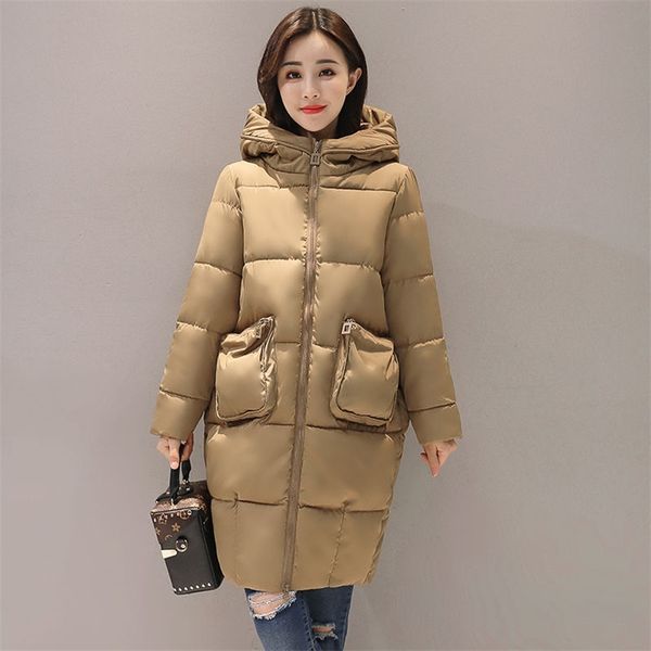 arrival korea fashion winter jackets cotton padded long coat outerwears female parkas big pocket thick women coats d298 210512, Black
arrival korea fashion winter jackets cotton padded long coat outerwears female parkas big pocket thick women coats d298 210512, Black